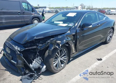 2017 Infiniti Q60 3.0T Premium z USA, uszkodzony, nr VIN JN1EV7EL5HM550062